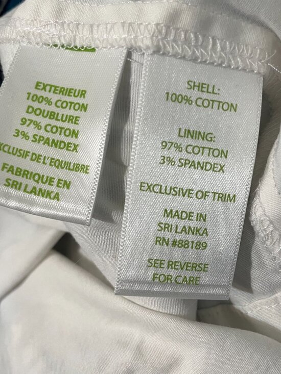 Lilly Pulitzer Marigold Skort / Skirt in Hippy Hippy Shake Blue White Sz 12 - Picture 7 of 7